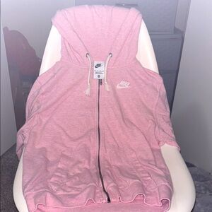 Nike Pink Zip-Up Hoodie